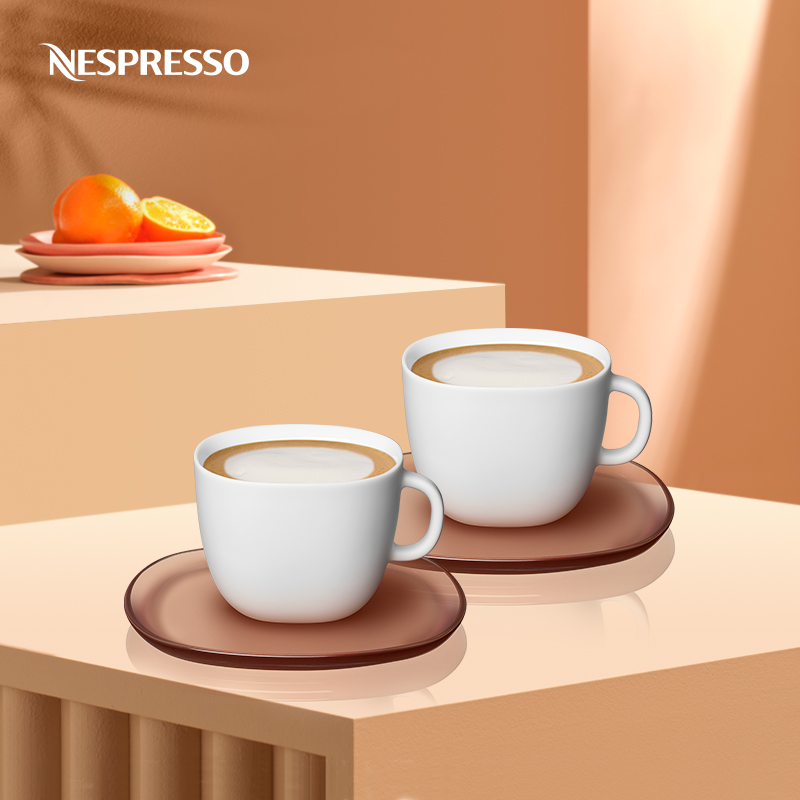 NESPRESSO LUME系列卡布奇诺咖啡杯套装 陶瓷咖啡杯180ml*2只 餐饮具 咖啡杯 原图主图