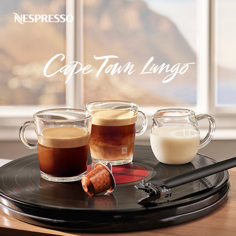 NESPRESSO雀巢胶囊咖啡 开普敦大杯 进口意式浓缩黑咖啡10颗装