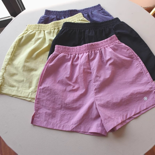 儿童速干短裤2025夏季新款女童薄款运动裤五分裤中大童户外休闲裤