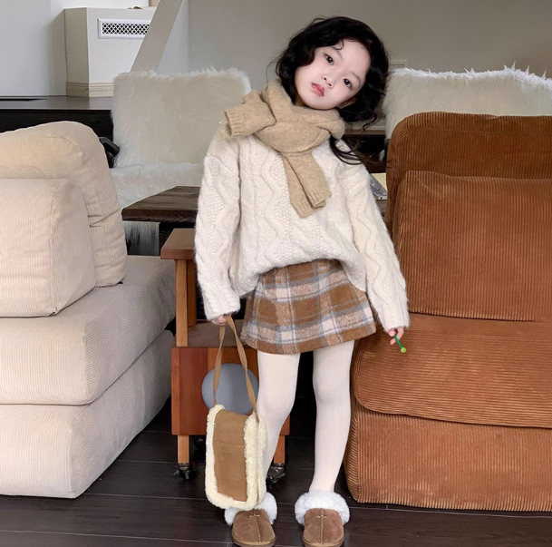 女童半身裙2025新款秋冬儿童时髦百褶裙洋气时尚包臀裙毛呢格子裙,童装/婴儿装/亲子装,半身裙,淘宝优惠券,粉丝福利购,淘宝优惠卷