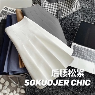 女童半身裙百褶裙子学院风春秋爆款小女孩白色jk短裙儿童春装宝宝