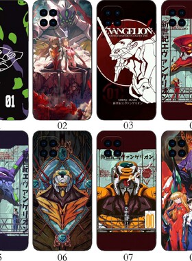 eva初号机 适用 华为 nova8 SE/9C/7i/红米Note13/Pro+/K70/10A/6/OPPO A92/A72/Reno4/A15/A35/V13手机壳