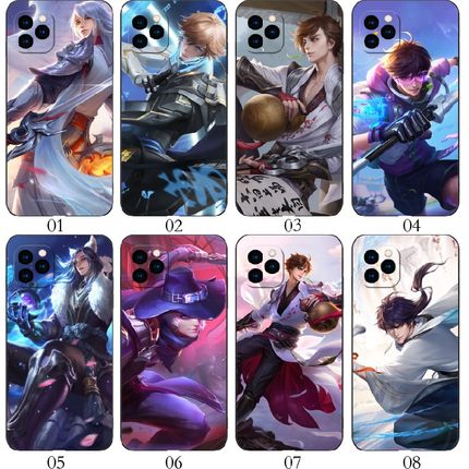 王者荣耀李白 适用iPhone苹果 17/Plus/15/14 Max/13 Pro/12 mini/11/16/XS/XR/X/8/7/6/5/红米Note 1手机壳