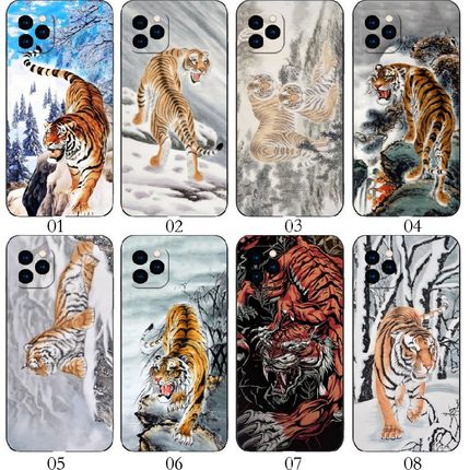 生肖 老虎 适用 红米Note 12 Pro+/realme V25/荣耀60 SE/Play 6T/6C/OPPO Find X3/真我 9/极速/Q5手机壳