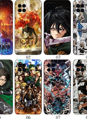 进击的巨人 适用 华为 nova8 SE/9C/7i/红米Note13/Pro+/K70/10A/6/OPPO A92/A72/Reno4/A15/A35/V13手机壳