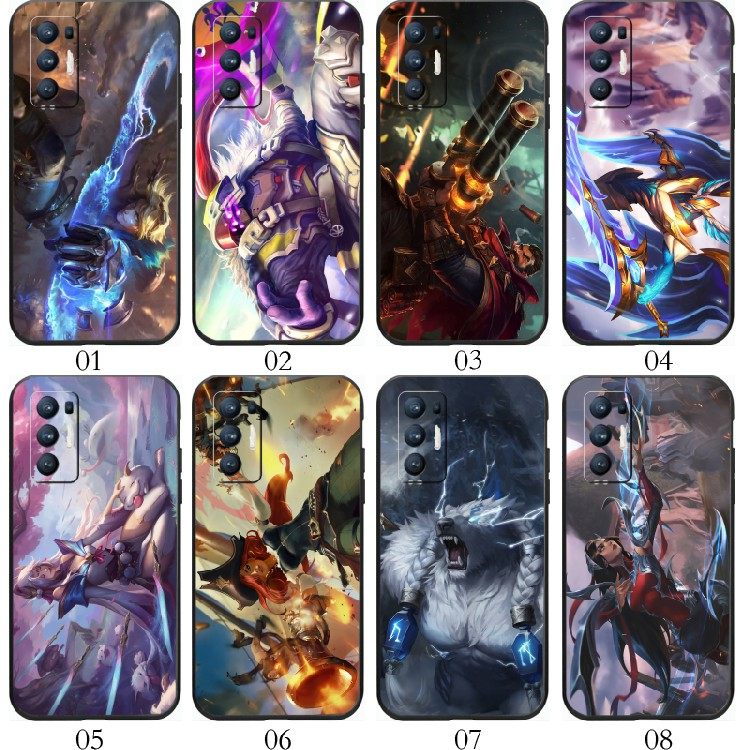 LOL英雄联盟 适用 OPPO Reno4 Pro/A55/K/6+/A52/A32/A93/5 Z/A95/A93s/A11s/A56/A55s/K9/K7x/Find X手机壳