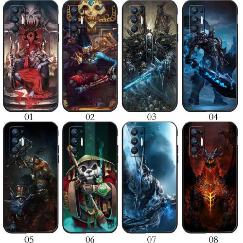 魔兽世界 适用 iQOO Z6/Z1/5 SE/Z5/Neo3/pro/Z3/Neo 5S/U1/U1x/U3x/Z1x/小米10S/10至尊/realme x7手机壳