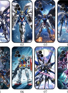 GUNDAM高达 适用vivo/魅族 18X /X60 曲屏版/iQOO U3x/realme GT Neo3/GT2/一加 Ace/S9e手机壳