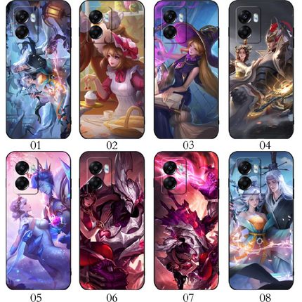 王者荣耀干将莫邪 适用OPPO Reno 11/A1/8/7 SE/A57/K10/A2/9 Pro+/A58x/A36/vivo S15e/S17e/Y77t/Y7手机壳