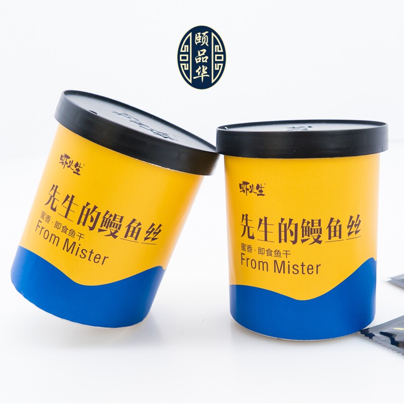 虾先生解馋蜜汁鳗鱼丝100g湛江特产休闲网红小吃办公室零食罐装