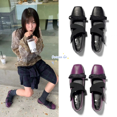 蝴蝶结芭蕾舞鞋玛丽珍鞋单鞋