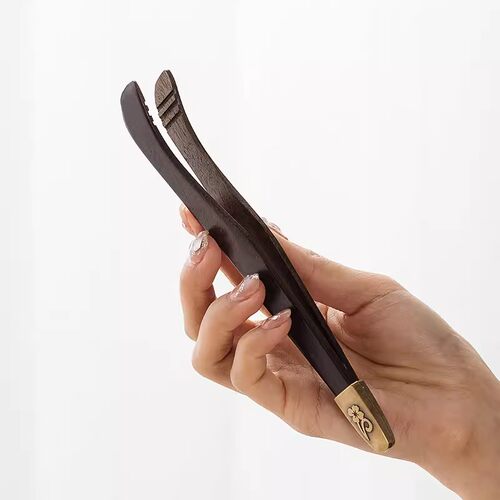 高档防滑镊子茶勺功夫茶具配件