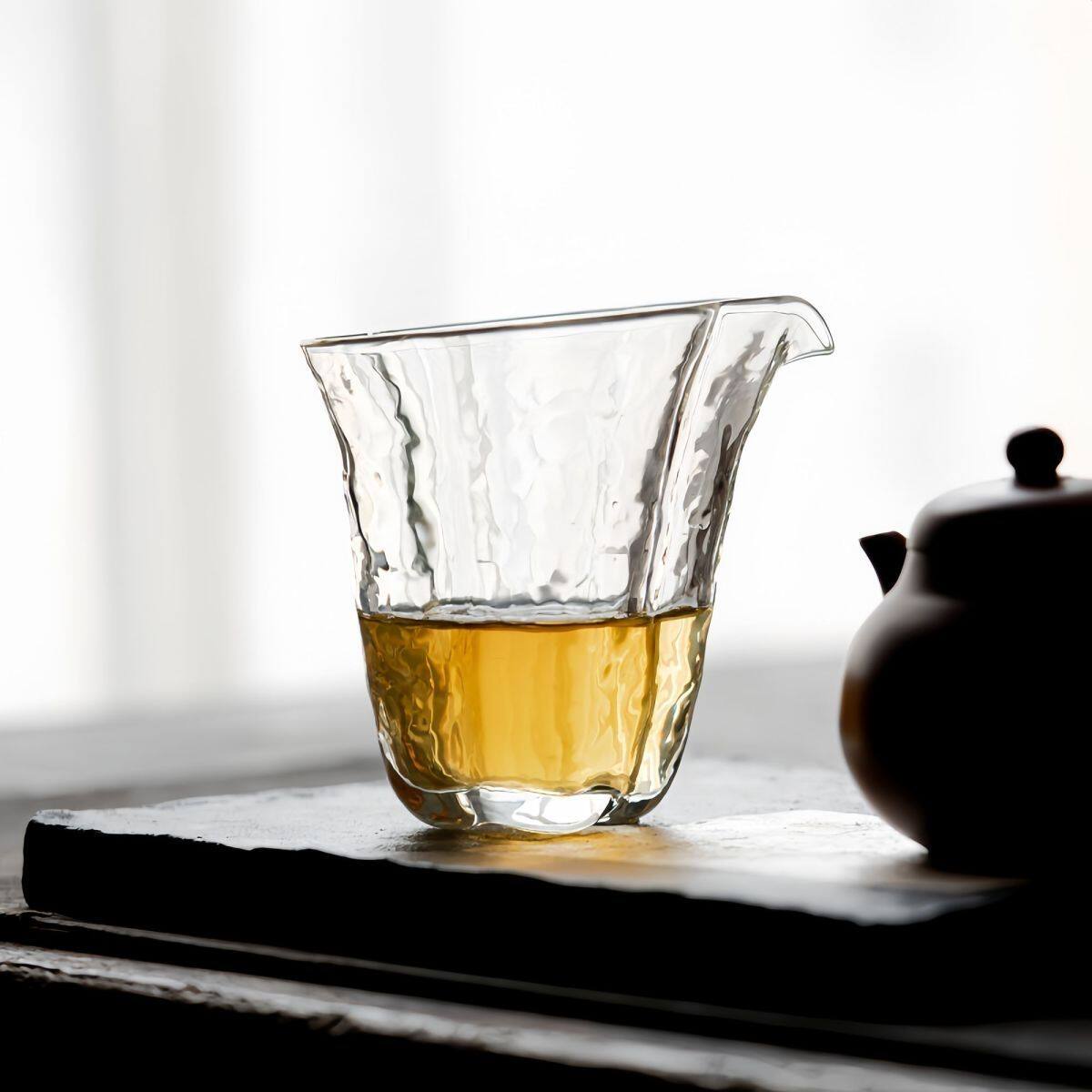 家用功夫茶玻璃公道杯茶海分茶器