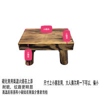Thick wooden stools, solid wood small stools, household low stools, small stools for adults to sit on, shoe-changing stools, children's small stools, round stools thumbnail 4