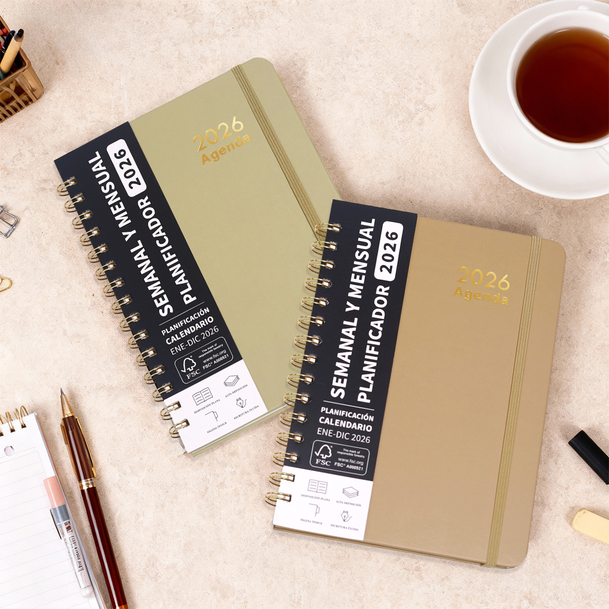 2026西语日程计划本A5线圈