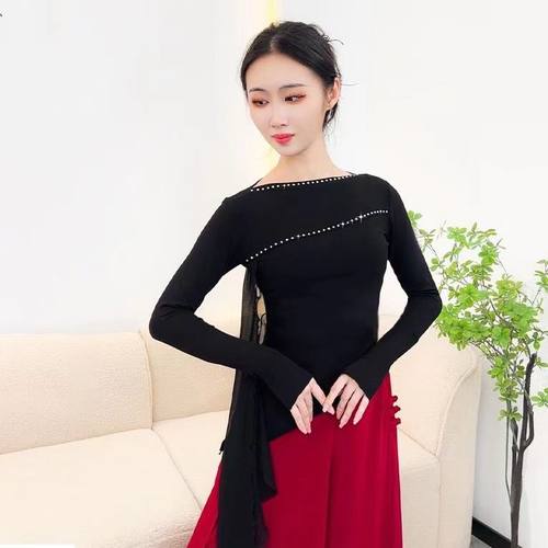 女秋新款古典舞服长袖飘