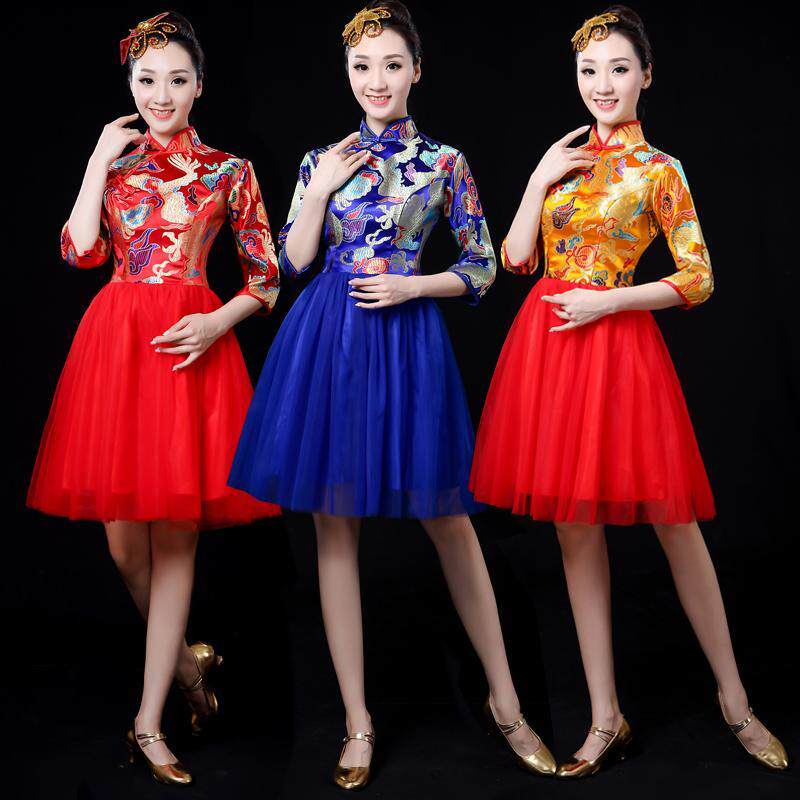 广场舞服装女成人套装中