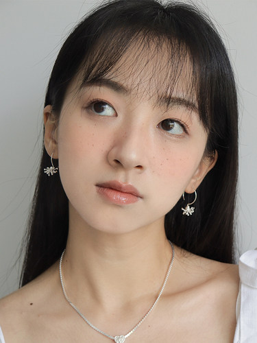 小众泰国手工制作925银烟花耳环