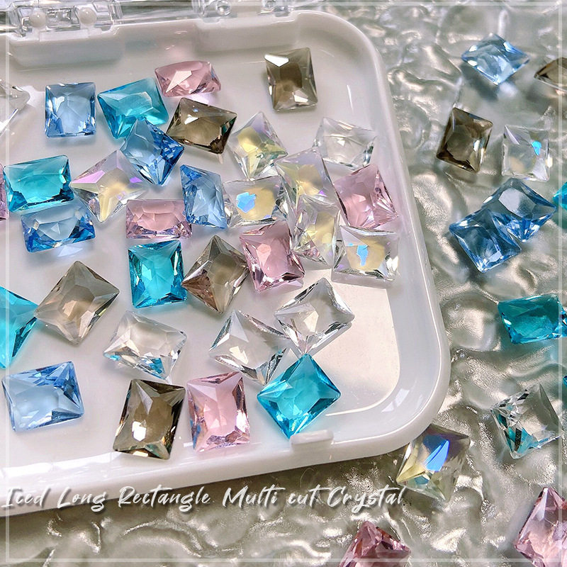 美甲透底冰糖钻网红锆石切水晶长直角尖底大钻超闪高透玻璃异形钻,彩妆/香水/美妆工具,指甲装饰,淘宝优惠券,粉丝福利购,淘宝优惠卷