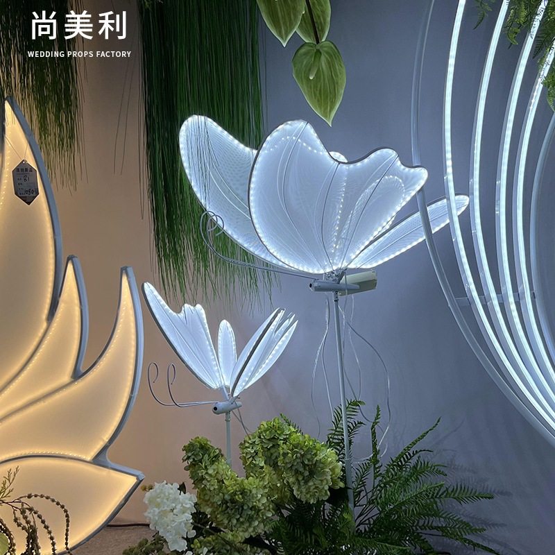 婚庆场地布置道具铁艺小蝴蝶路引灯吊顶灯婚庆舞台场景婚礼装饰灯,节庆用品/礼品,路引,淘宝优惠券,粉丝福利购,淘宝优惠卷