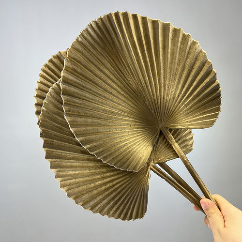 手感仿真植物塑料蒲葵叶 粽叶 扇叶叶子样板间插花婚庆布置装饰