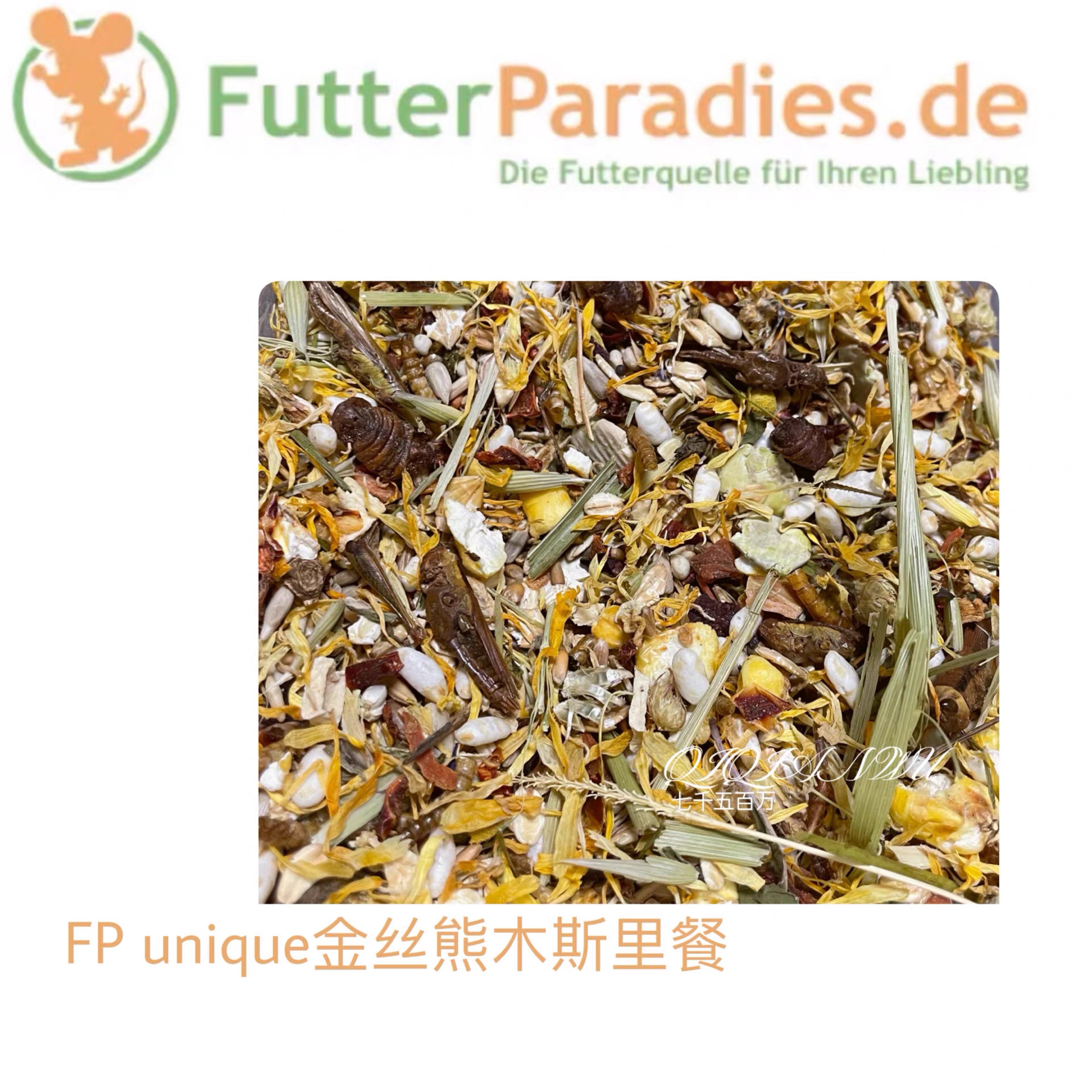 QIQIANWU七千五 德国FutterParadies金丝熊粮木斯里asb德系fp熊粮 宠物/宠物食品及用品 喂食器/喂水器 原图主图