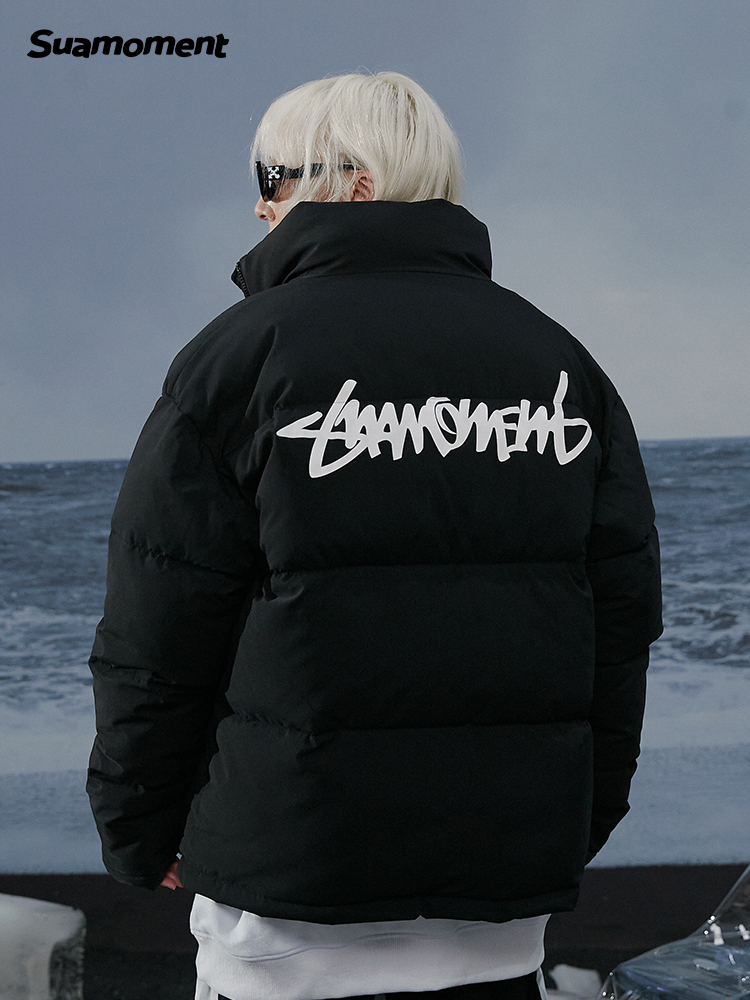 黑色加厚冬装外套SuaMoment