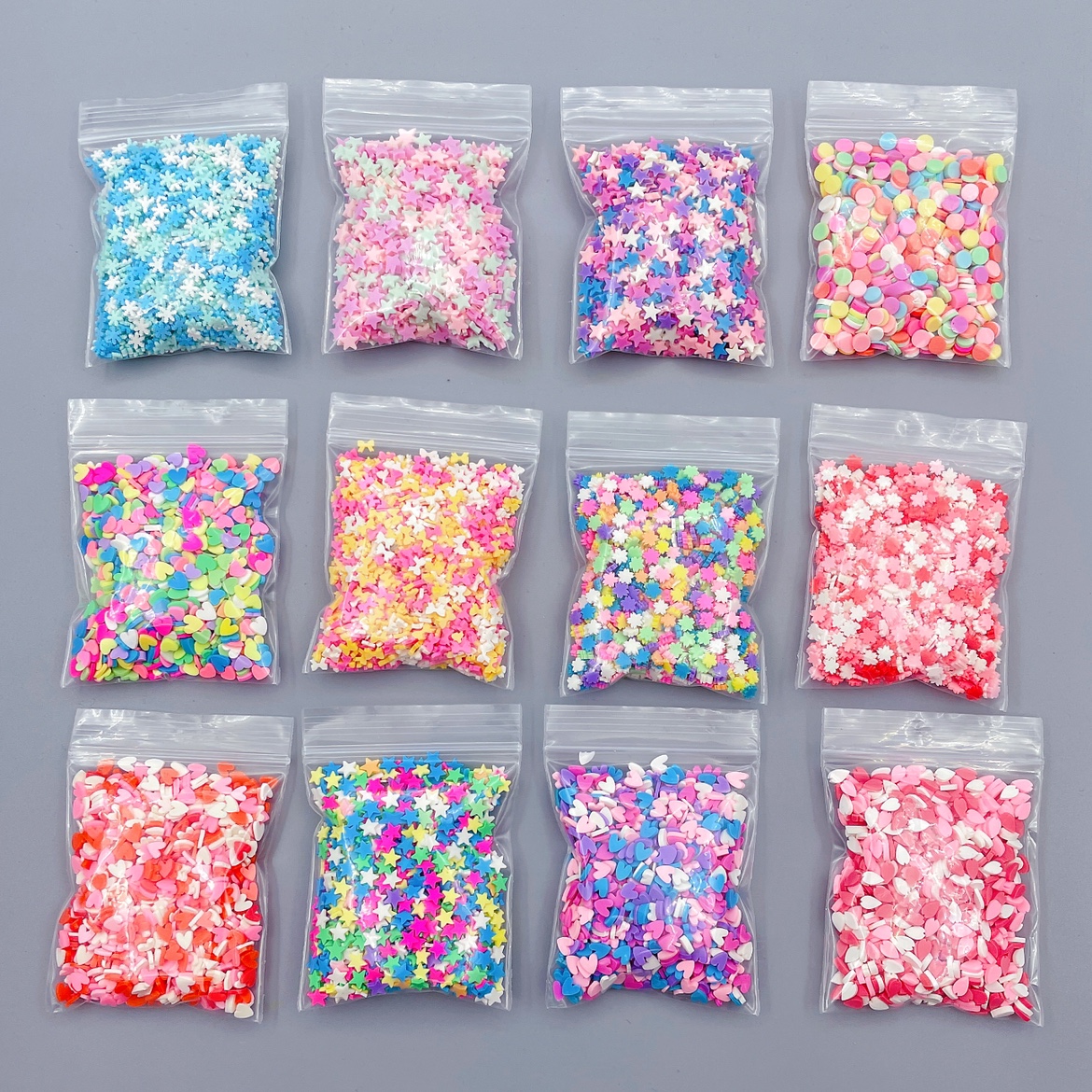 diy软陶食玩粘土配件五角星切片