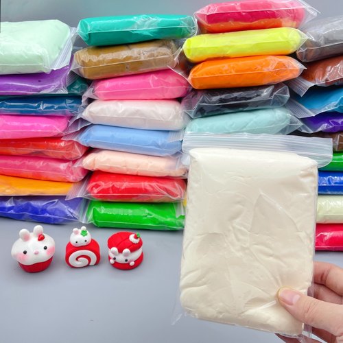 diy人偶手办花朵模型粘土