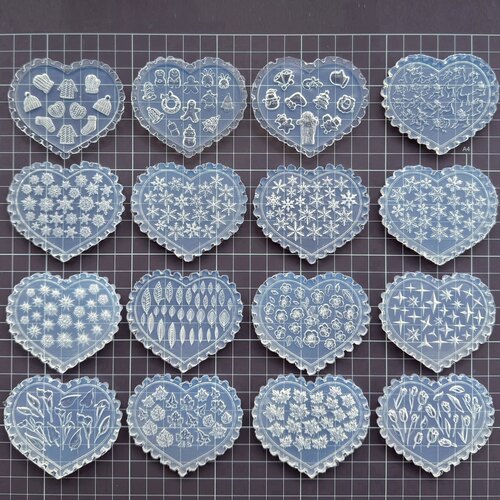 迷你叶子圣诞雪花枫树叶硅胶模具