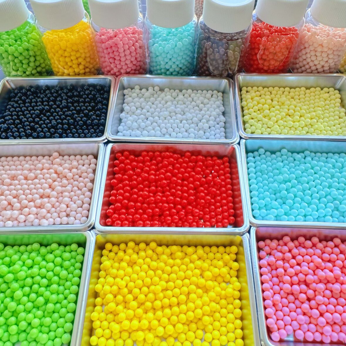 微缩食玩配件无孔珠青提芒果粒仿真糖豆黑糖珍珠奶茶蛋糕diy装饰