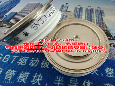 我是厂家 可控硅晶闸管SY30N2430 300A/ 2400V 带合格证