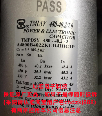 电容TMLSY 480-40.2/7.0 TMPDSY 480-40.2-3 A4800B4022KLD4HIC1