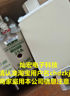 熔断器OFAA000AM40 低压熔断器 OFAA系列熔断器 快速熔断器
