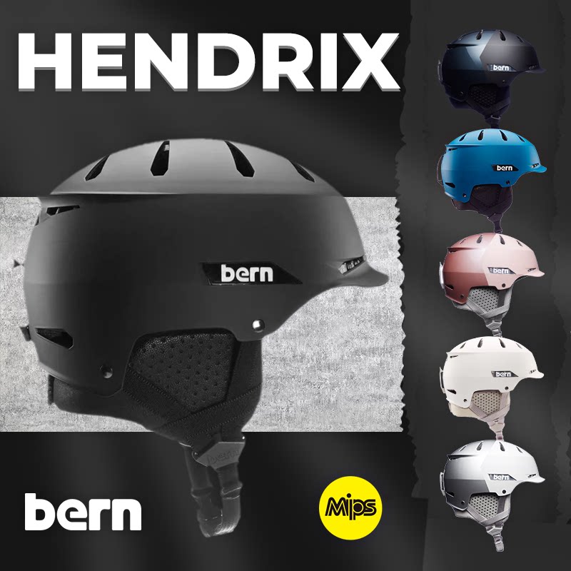 2223新款bern滑雪头盔hendrix男女单双板滑雪装备mips滑雪帽