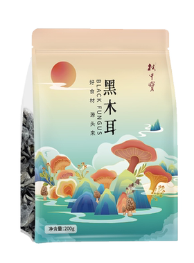 200克/袋黑木耳林中宝