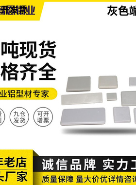 智恩铝型材欧标灰白色端盖堵头面盖板20/30/40/50/80灰白色塑料盖