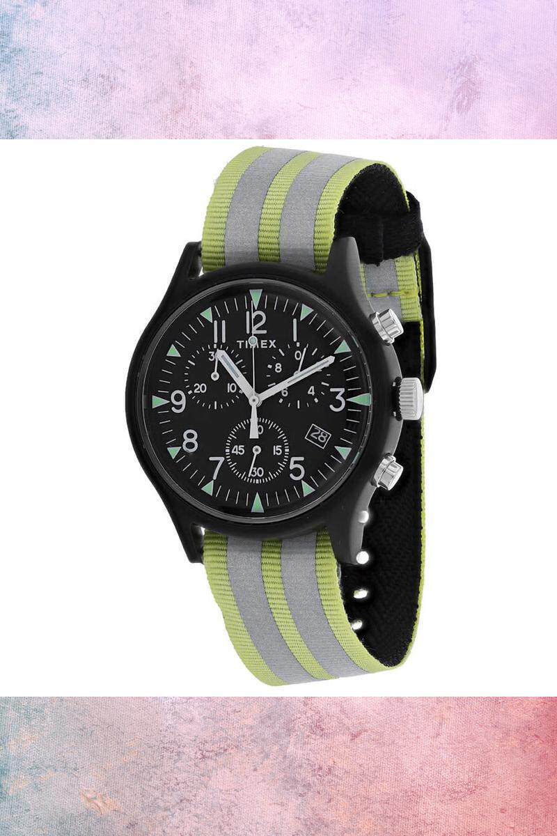 天美时timex aluminum舒适代购美国专柜手表三眼计时男子欧美腕表