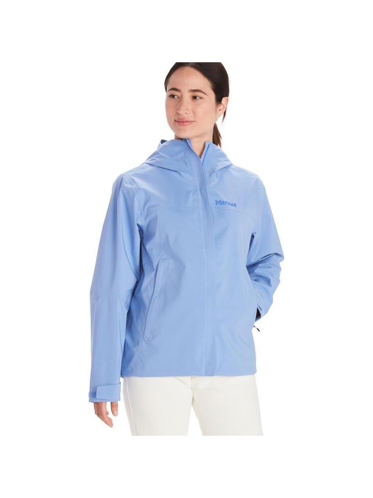 代购土拨鼠MARMOT PreCip Eco 专柜简约时尚蓝色女子户外休闲衣