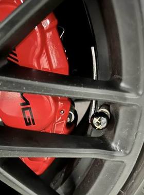 台湾产精致kaws潮牌车标黑色轮胎气门嘴帽 气门芯套 气门嘴罩