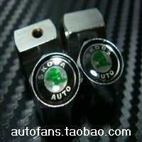 斯柯达汽车防盗轮胎气门嘴帽气门芯罩明锐RS昕锐速派晶锐野帝昕动