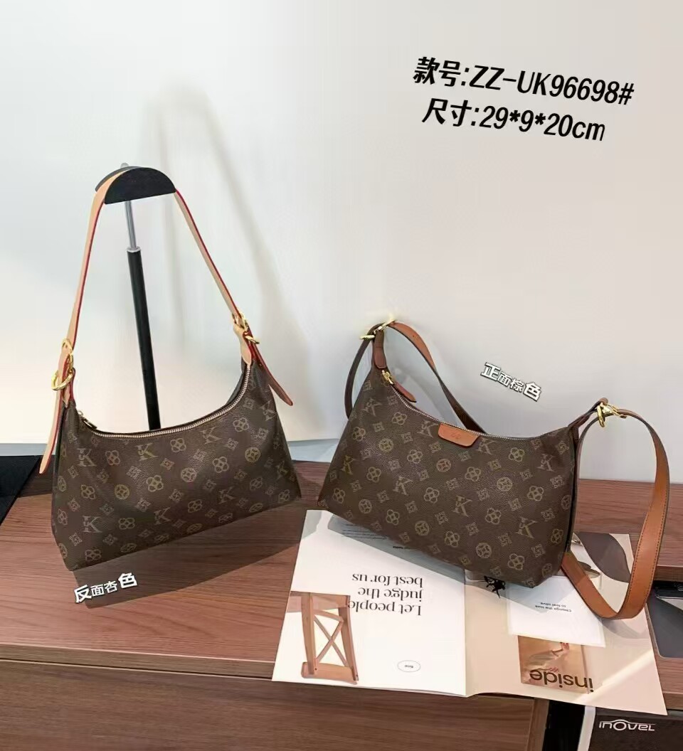 优库迪斯UK女包2024爆款托特包高级感轻奢时尚经典老花单肩斜挎包
