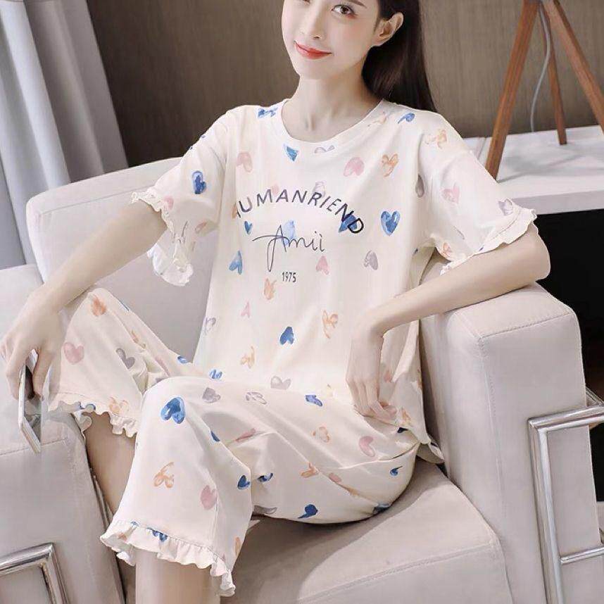 2025新款纯欲风短袖家居服套装