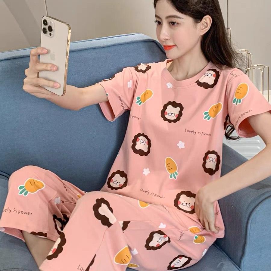 2025新款卡通熊可外出家居服套装