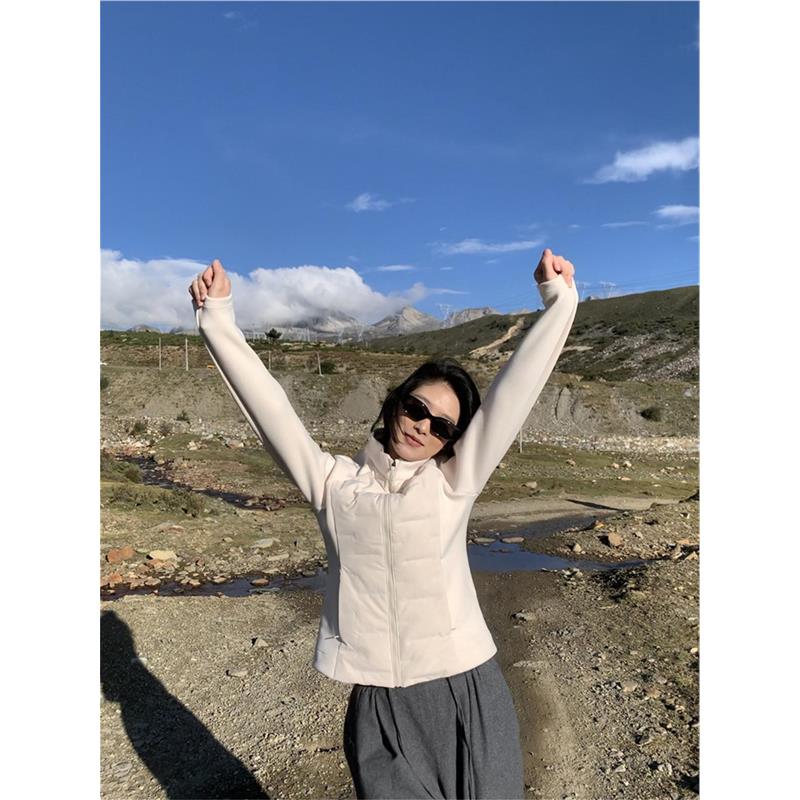 5000件现货！恒温蓄热户外90白鸭绒3D立裁小蛮腰羽绒服