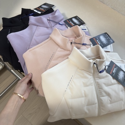 魔薇家 显瘦运动型拼接 90白鸭绒 秋冬修身立领休闲羽绒服外套女