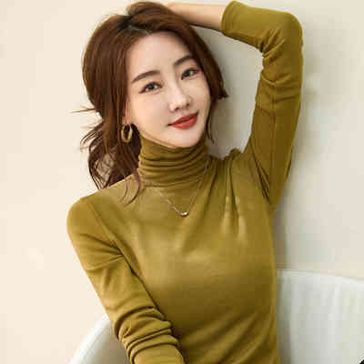 赫蒂曼长袖打底衫高领厚款韩版