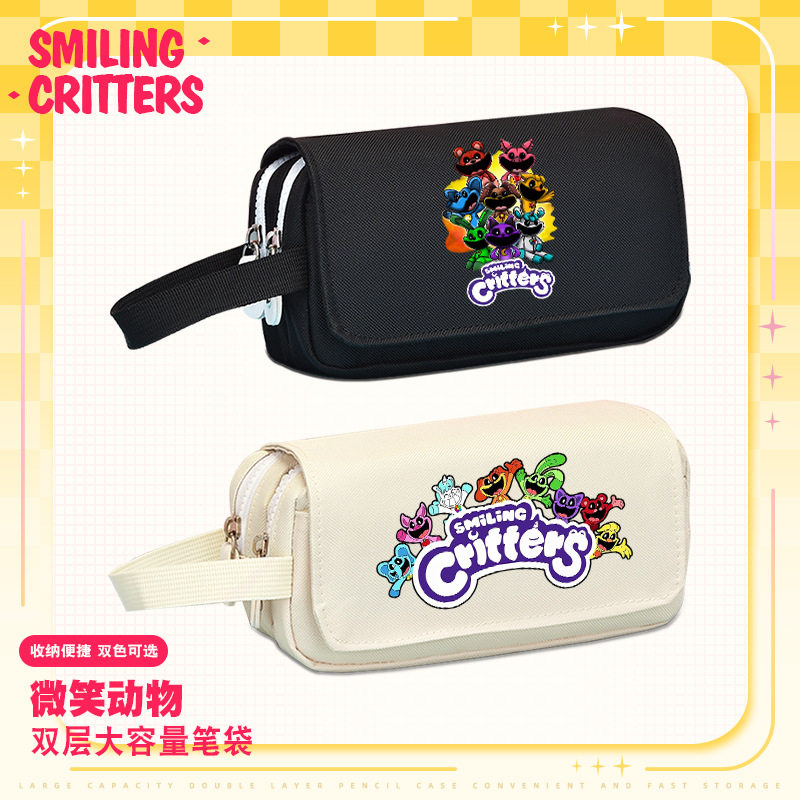 波比的游戏时间周边smiling critters微笑小动物笔袋学生文具盒潮图片