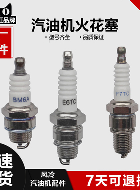 汽油发电机蓝光火花塞火咀152F168F170F188F192FLG139F割草机配件