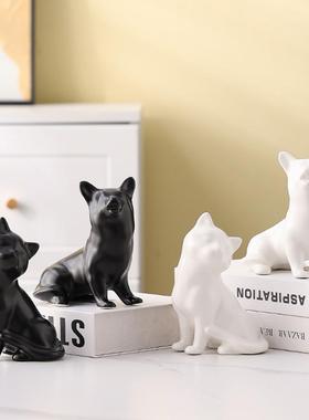 南笙创意陶瓷动物摆件